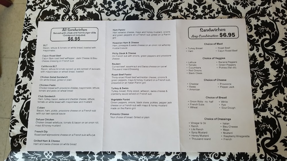 Yoder’s Sandwich Shoppe menu 3